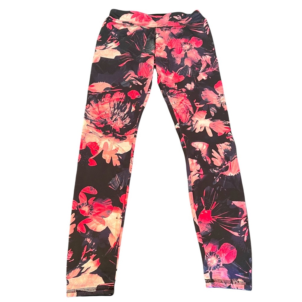 3/$25 Energie Activewear Floral Leggings Small Juniors